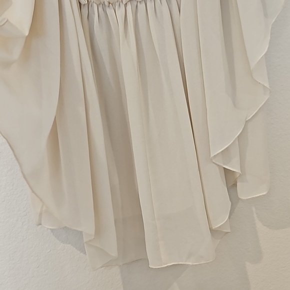 Victoria's Secret crochet chiffon boho blouse women's size medium - Picture 6 of 8